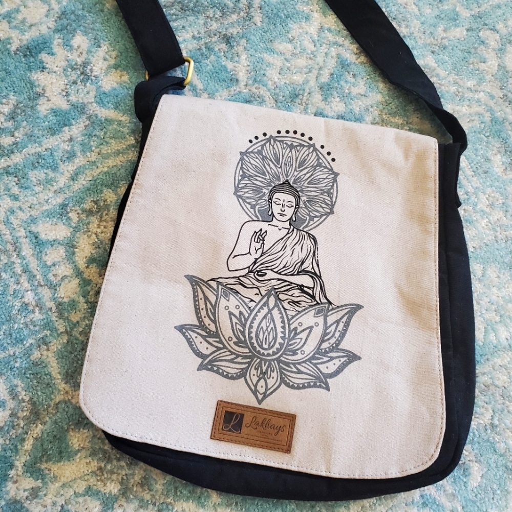 Buddha Shiva tote bag messenger bag